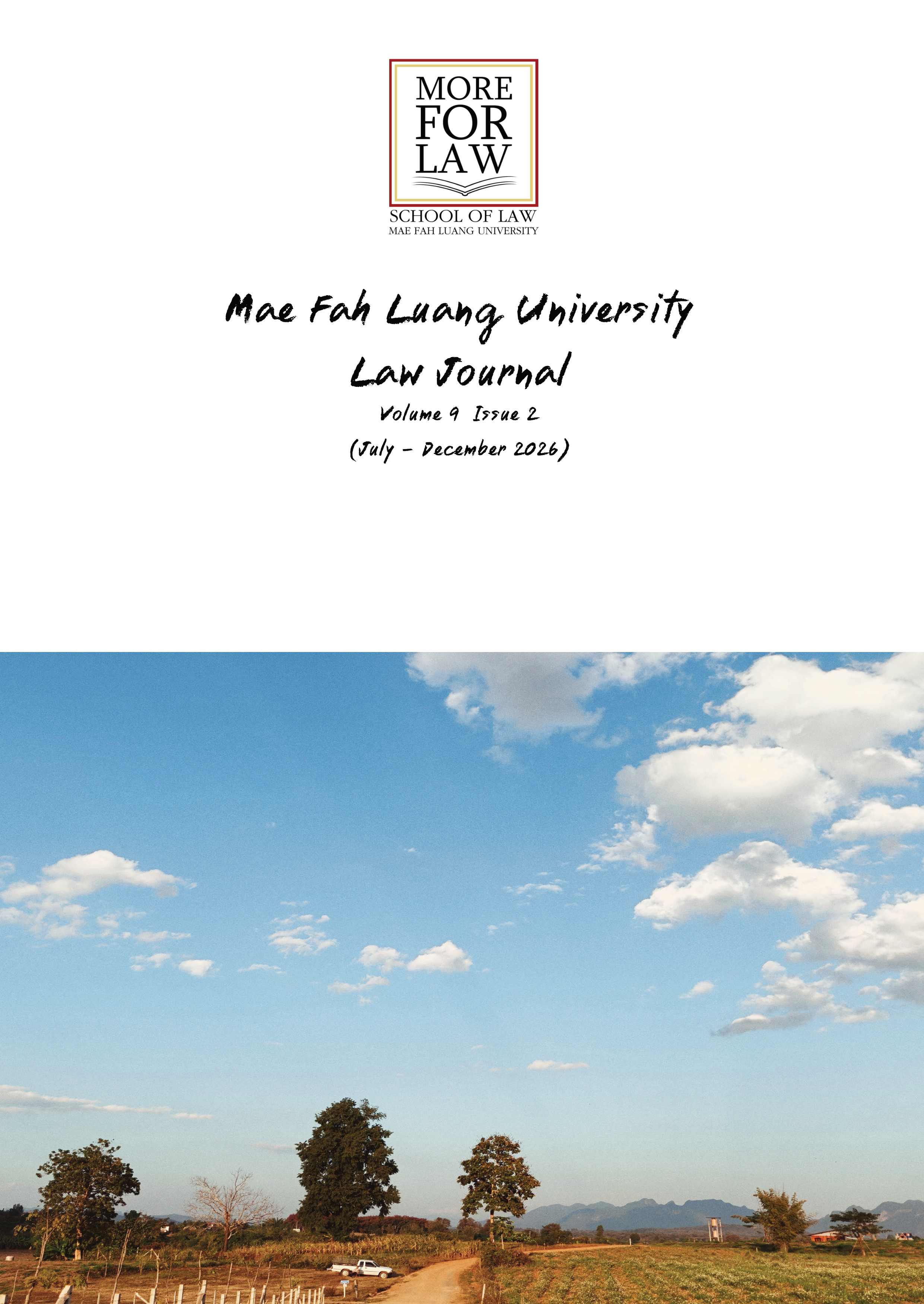 					View Mae Fah Luang University Law Journal: Volume 9 Issue 2 (July- December2026)
				